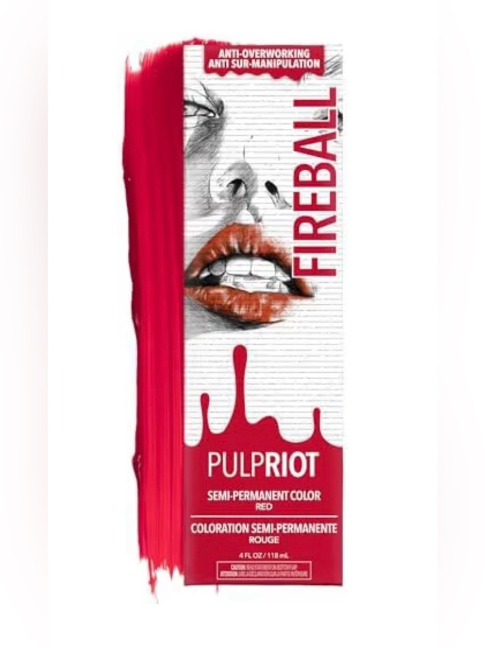 Pulp Riot Fireball Semi-Permanent Hair Color
